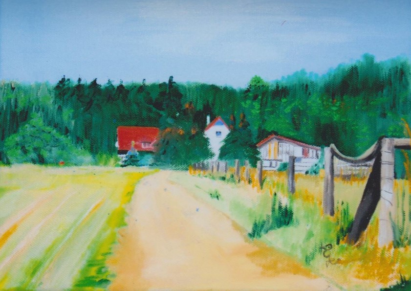 Karpfenteiche vor Mellensee öl 20x24